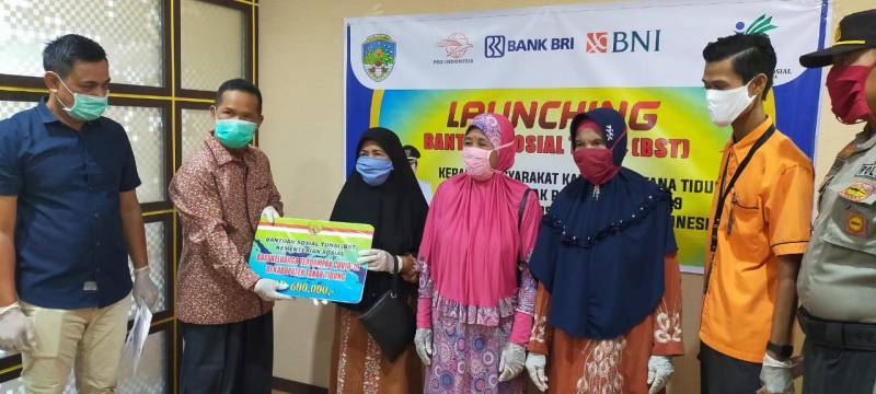 Bantuan Sosial Tunai (BST) Dari Kementerian Sosial Republik Indonesia melalui Dirjend. Penanganan Fakir Miskin Kemensos RI